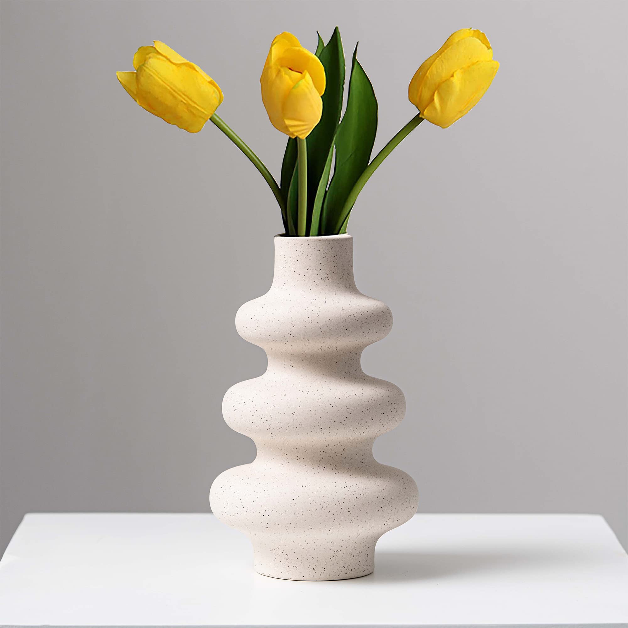 Sculptural Donut Ceramic Vase