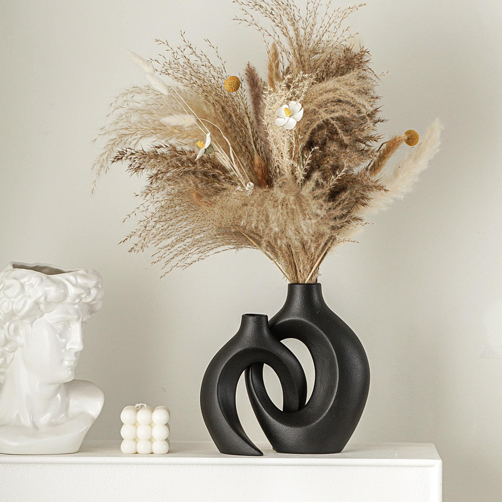 Snuggle Hollow Ceramic Vases