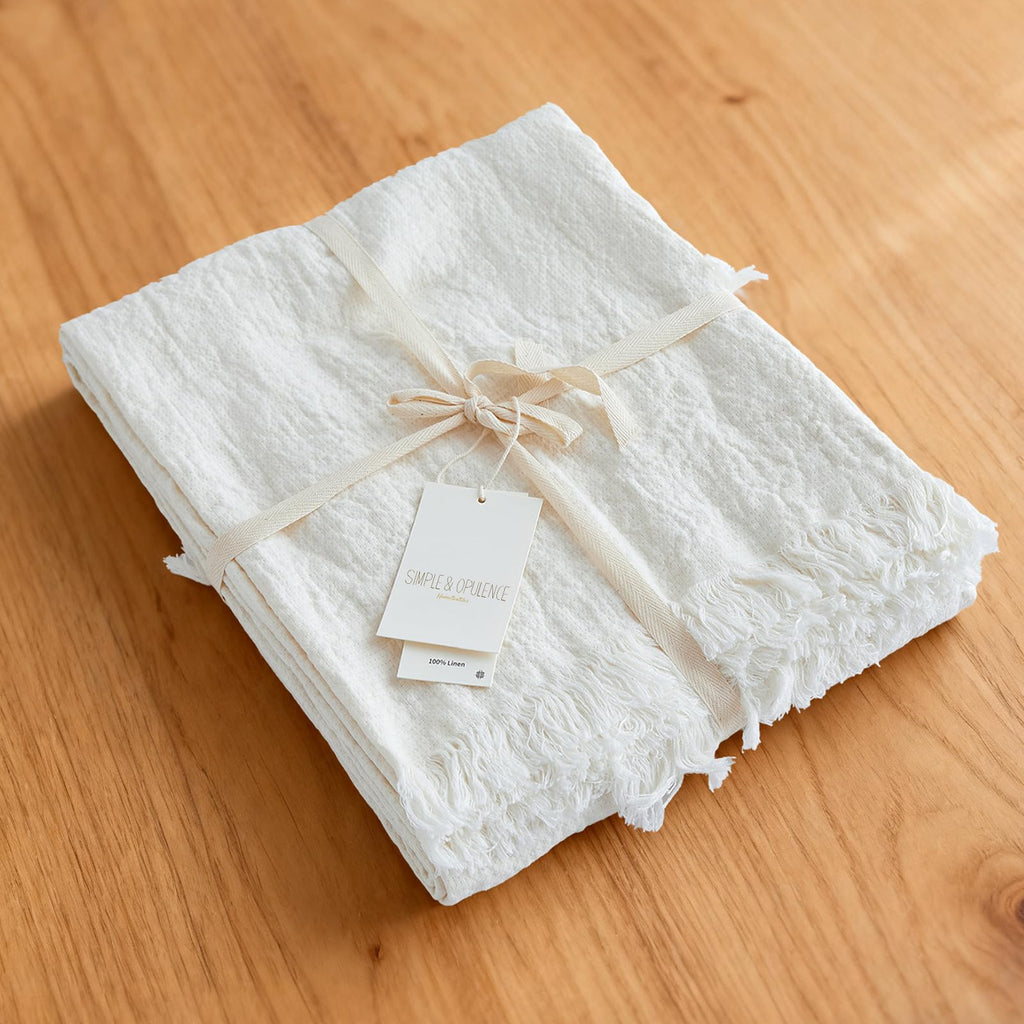 100% Linen Throw Blanket
