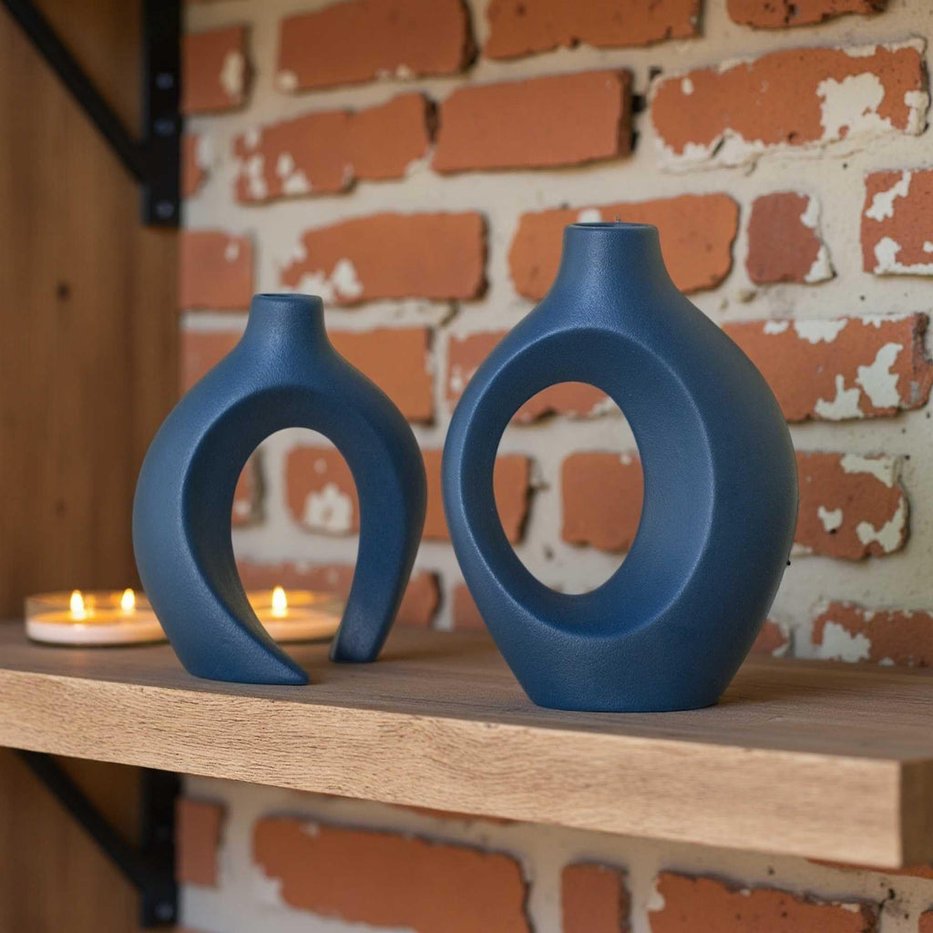 Snuggle Hollow Ceramic Vases