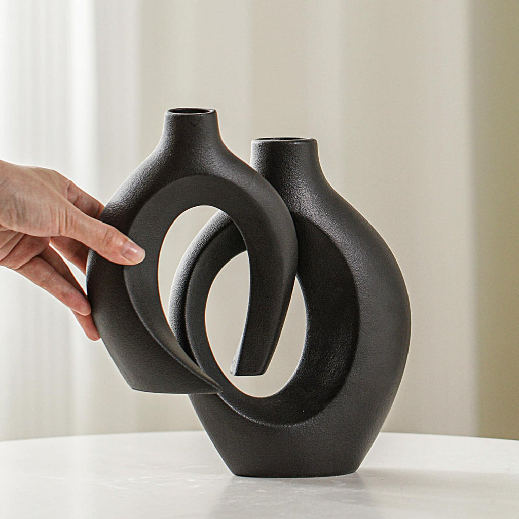 Snuggle Hollow Ceramic Vases