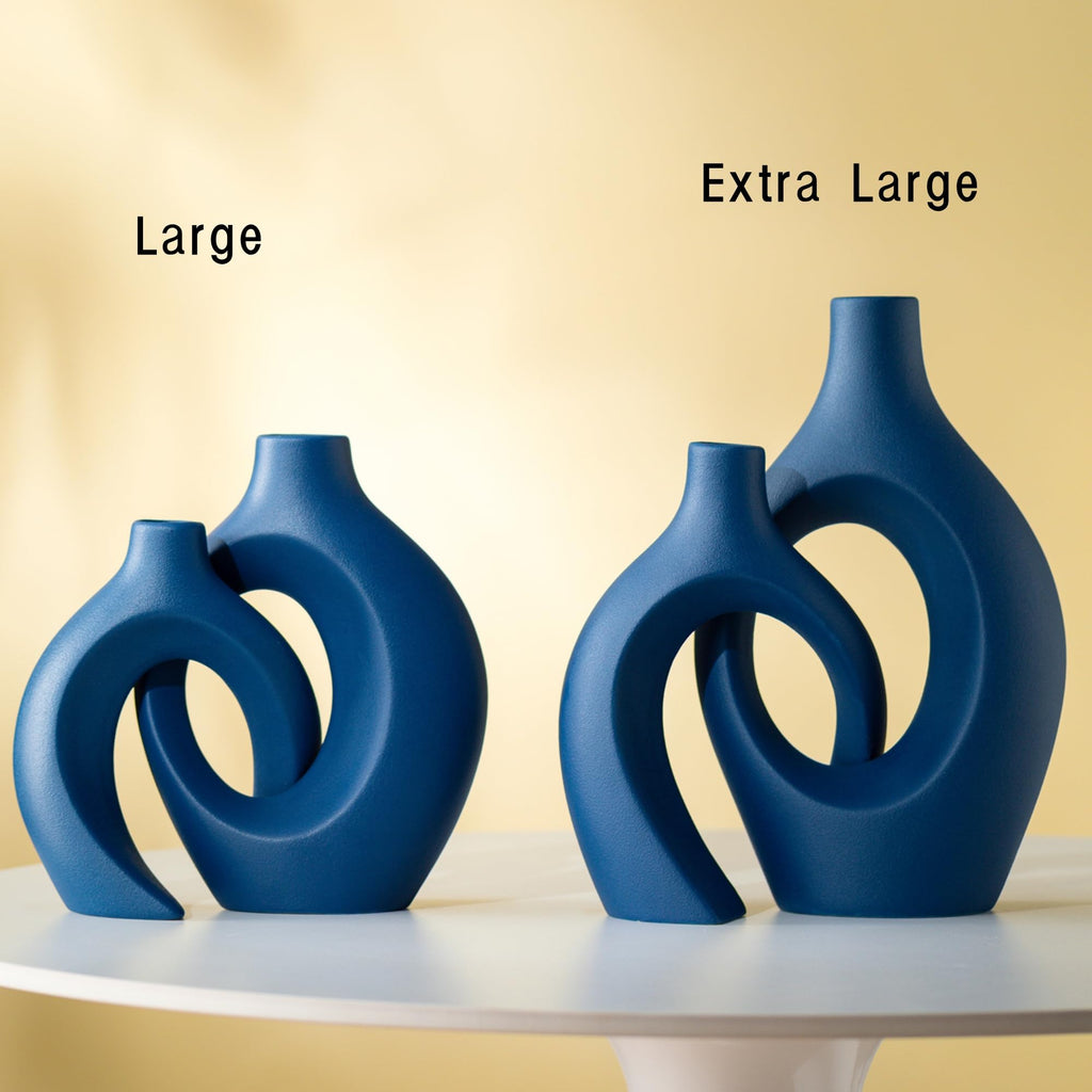 Snuggle Hollow Ceramic Vases