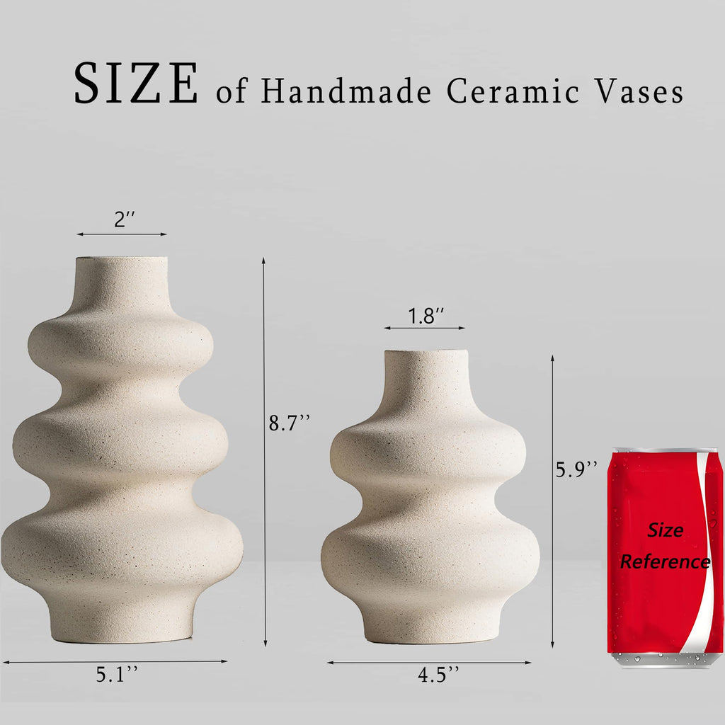 Sculptural Donut Ceramic Vase