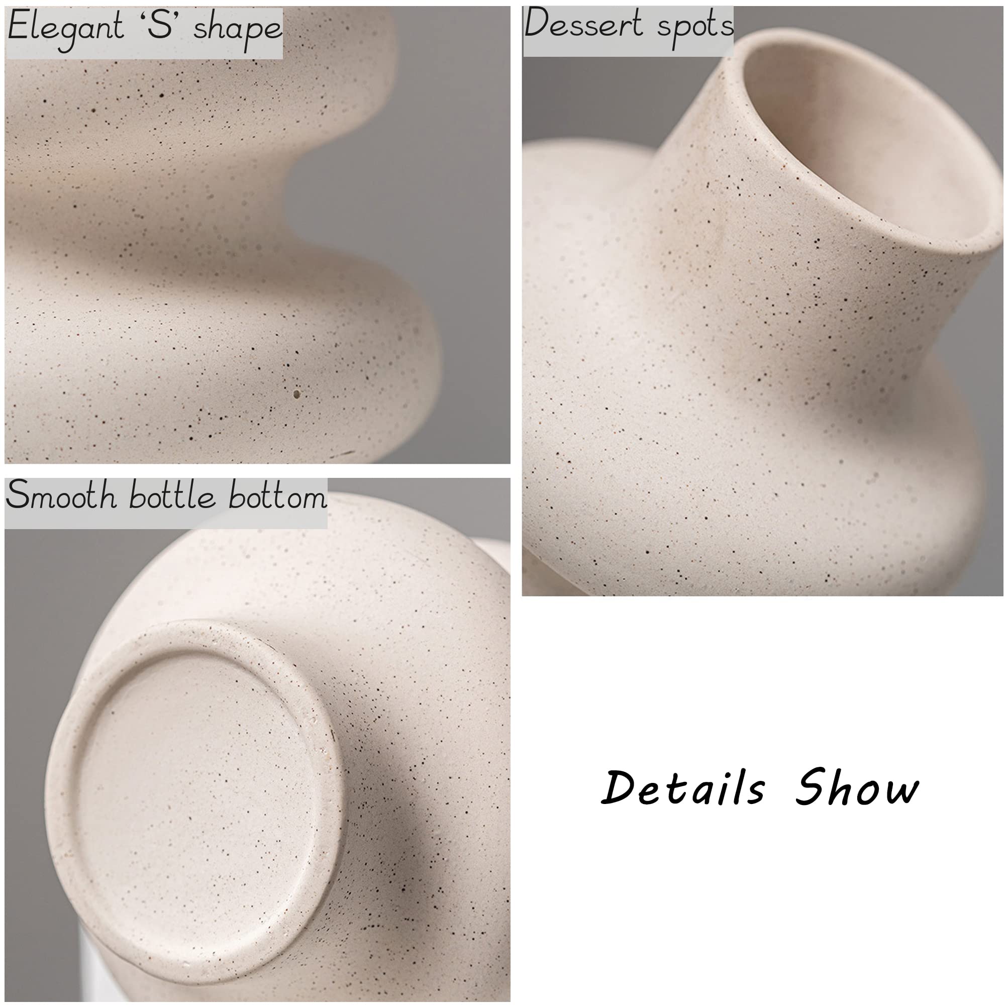 Sculptural Donut Ceramic Vase