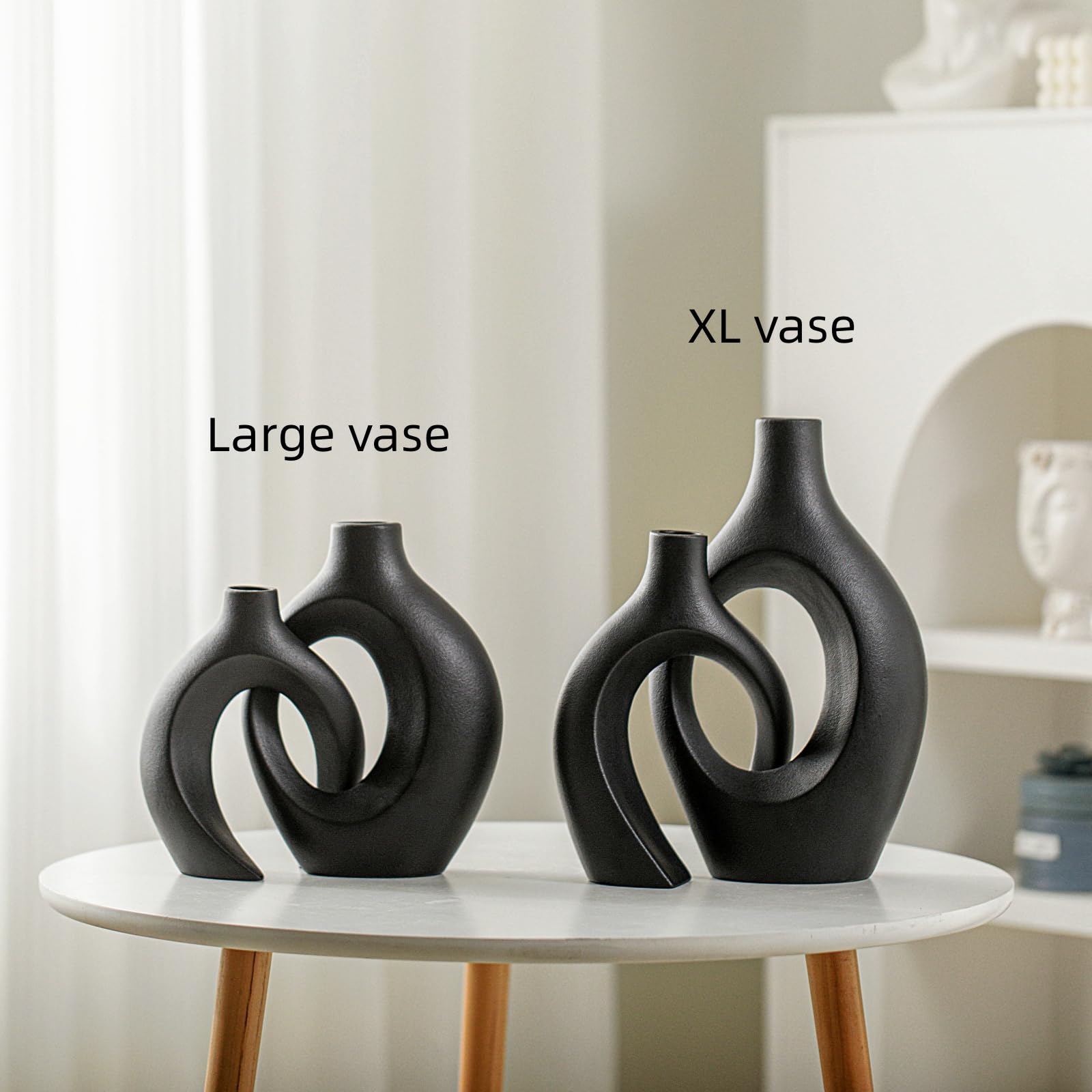 Snuggle Hollow Ceramic Vases