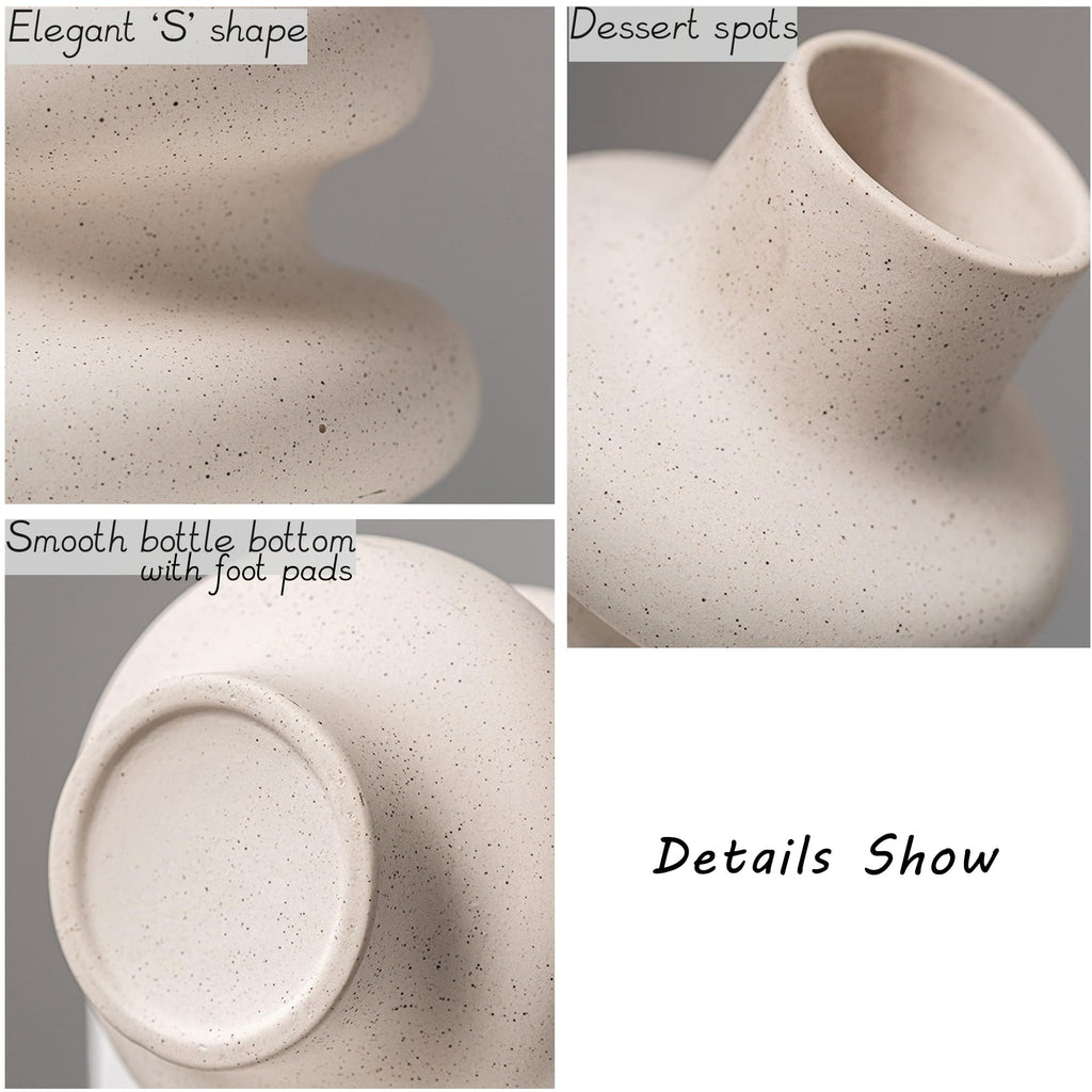 Sculptural Donut Ceramic Vase