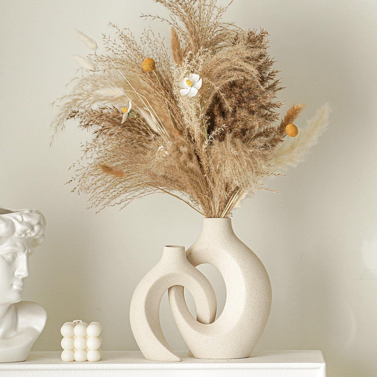 Snuggle Hollow Ceramic Vases