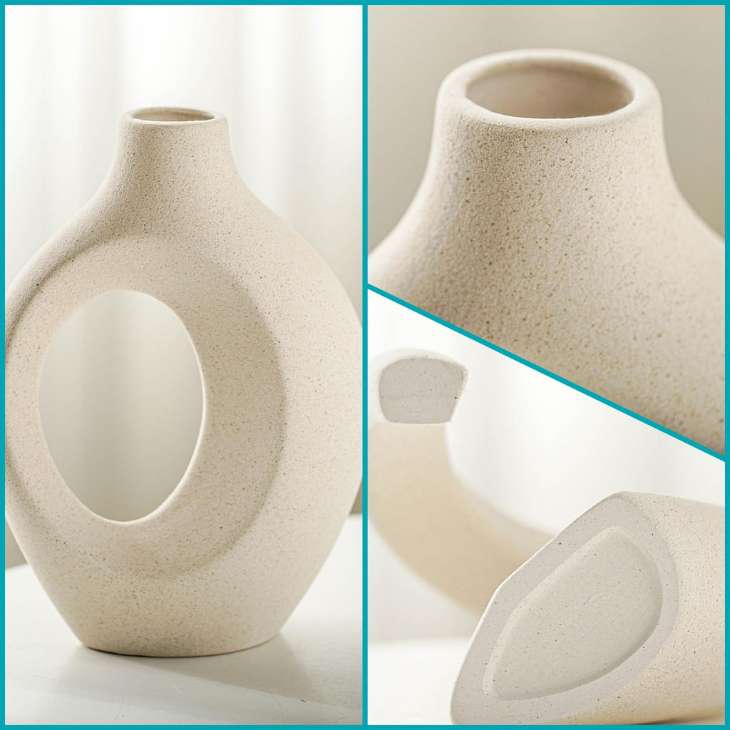 Snuggle Hollow Ceramic Vases