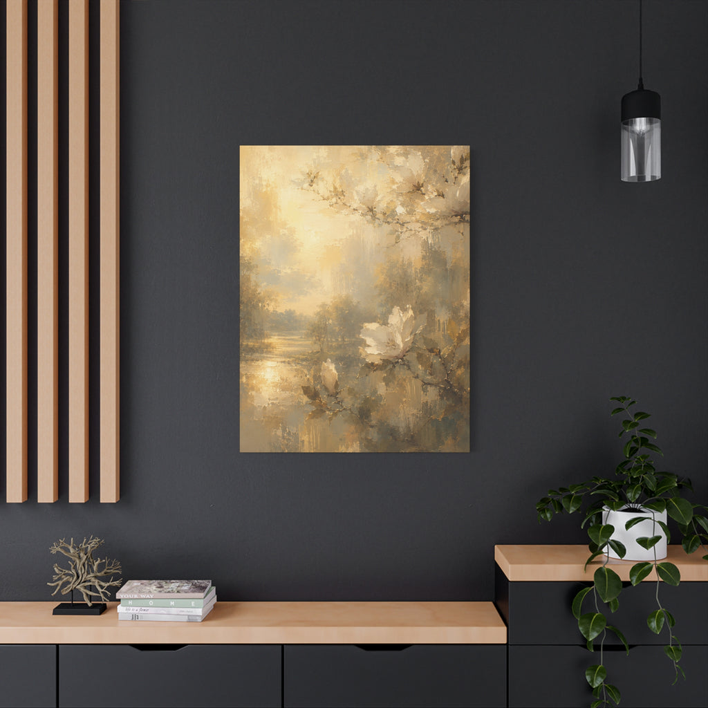 The Magnolia Collection Stretched Canvas - "Where Light Rests" (Whispers of Spring IV of V)