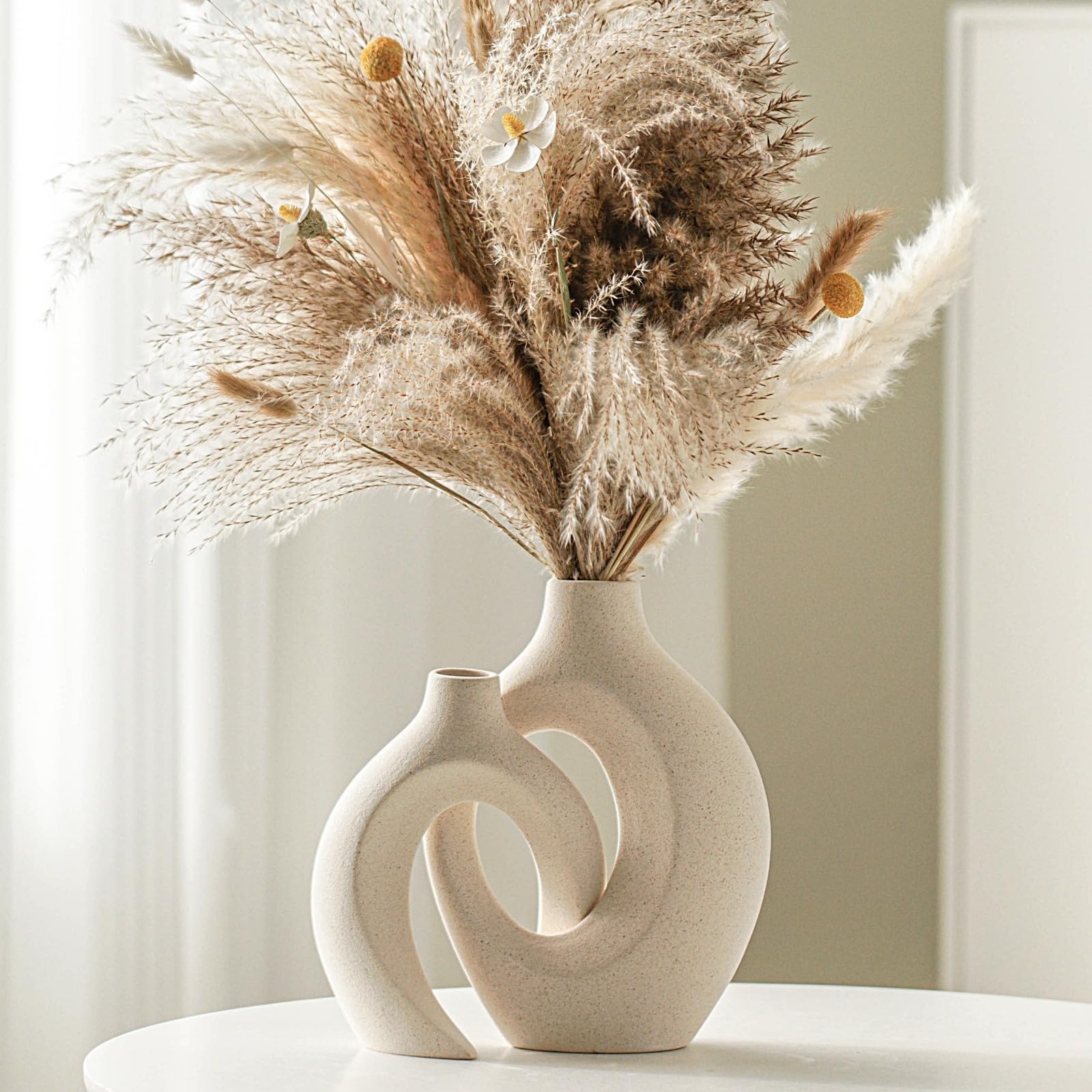 Snuggle Hollow Ceramic Vases