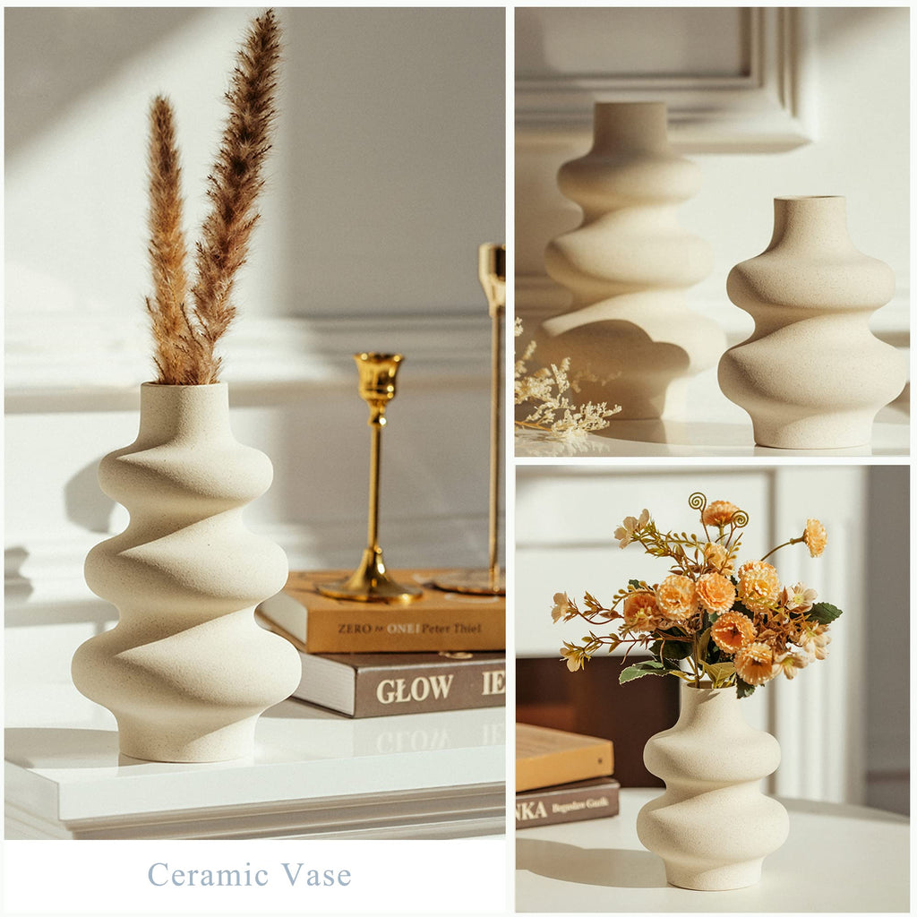 Sculptural Donut Ceramic Vase