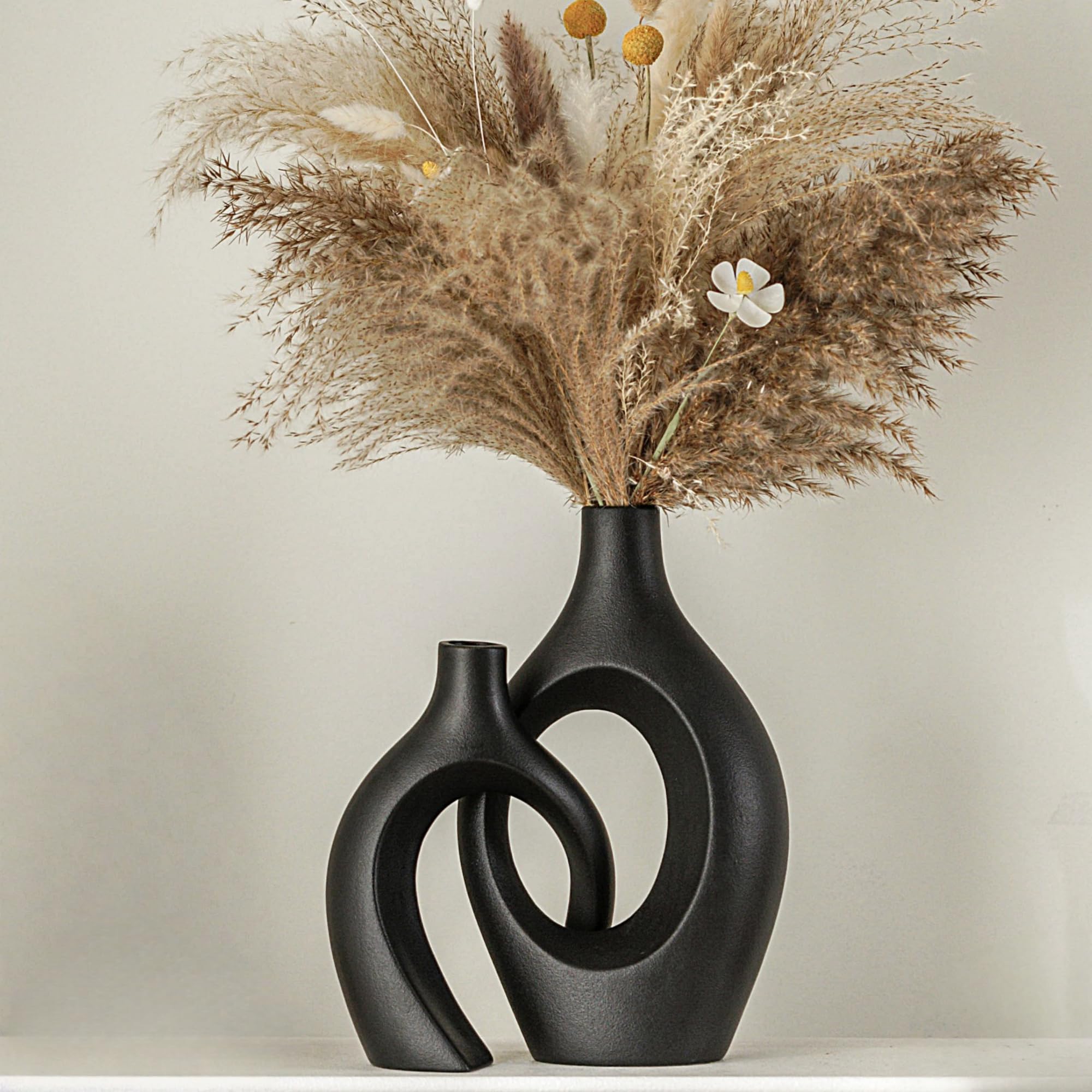 Snuggle Hollow Ceramic Vases