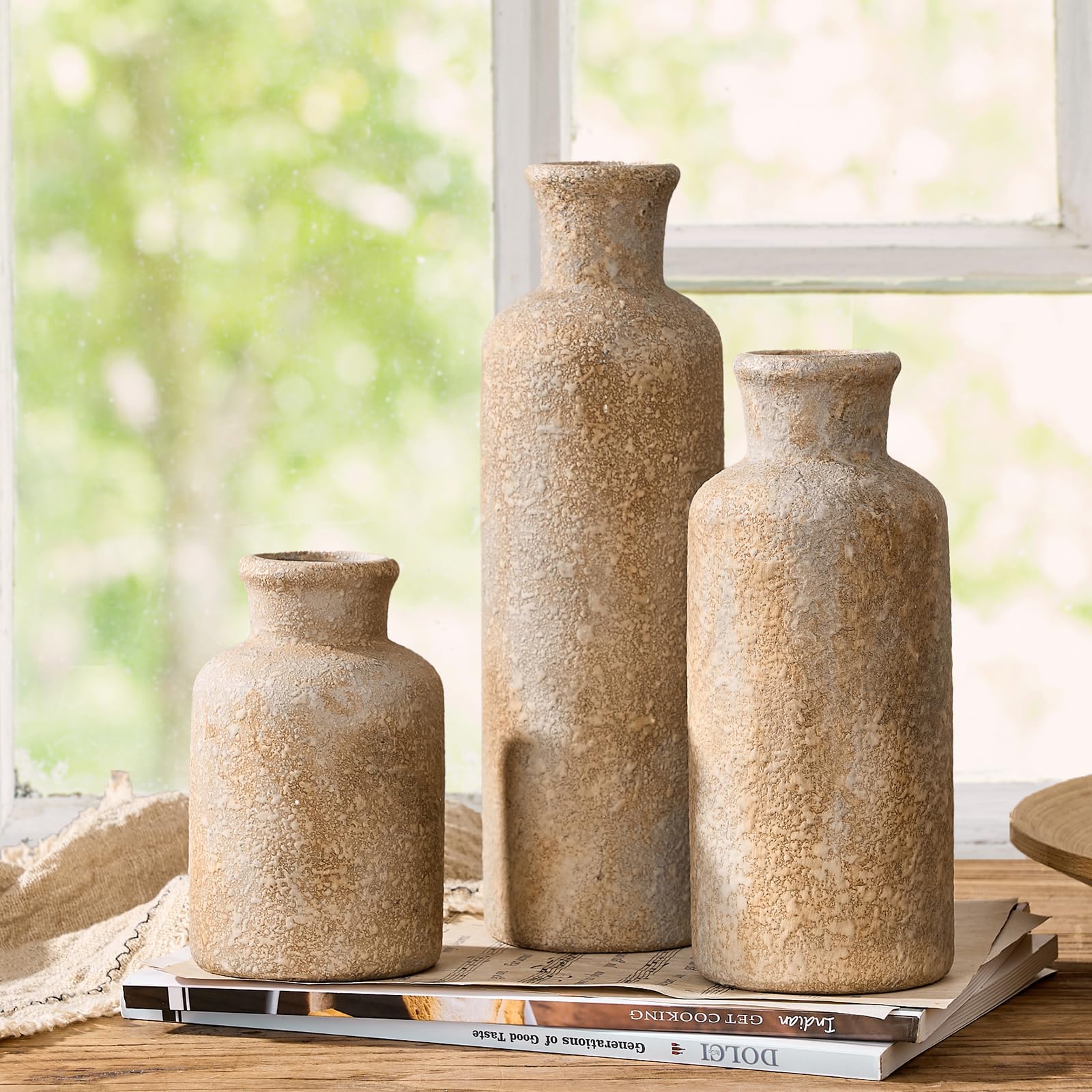 Ceramic Rustic Farmhouse Vase