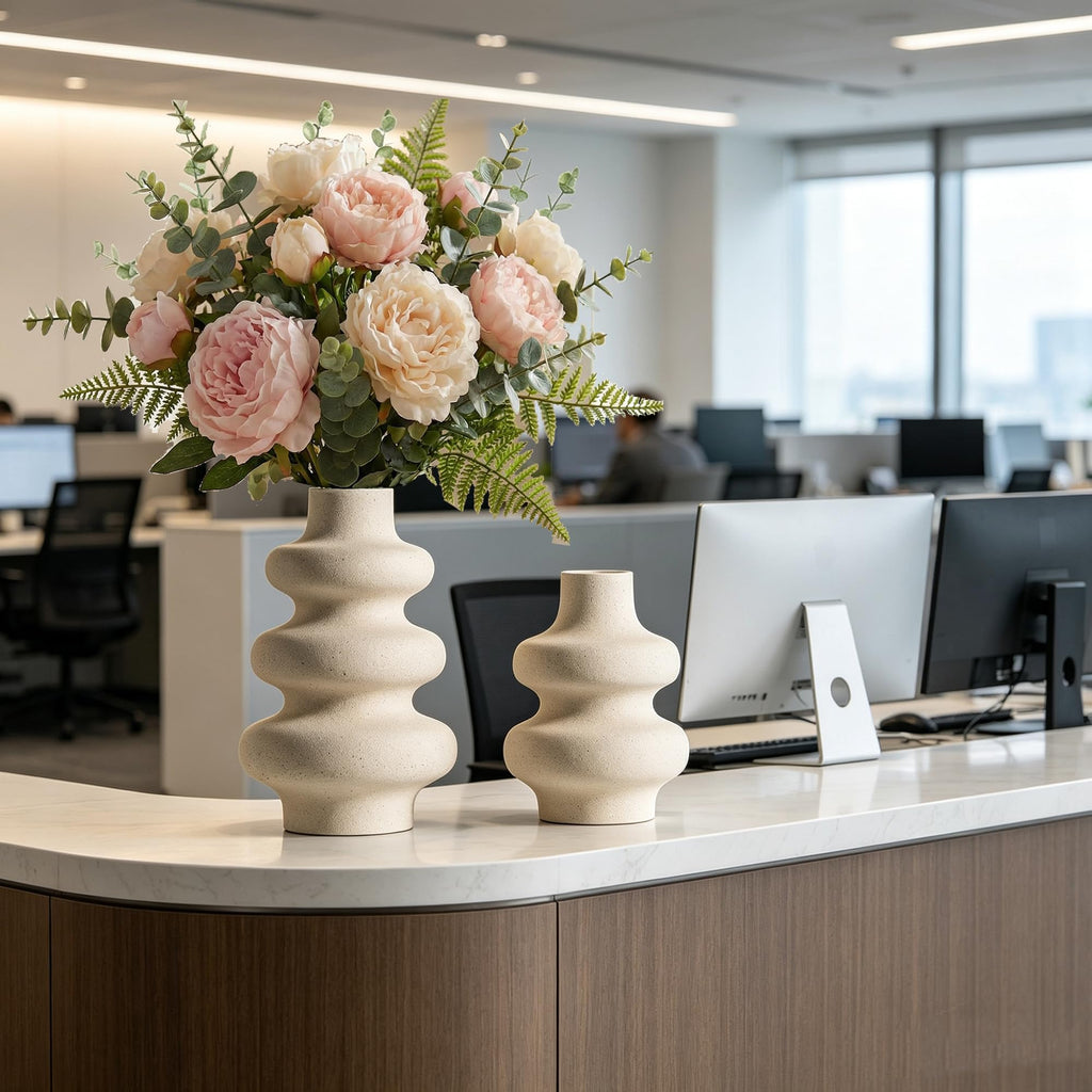 Sculptural Donut Ceramic Vase