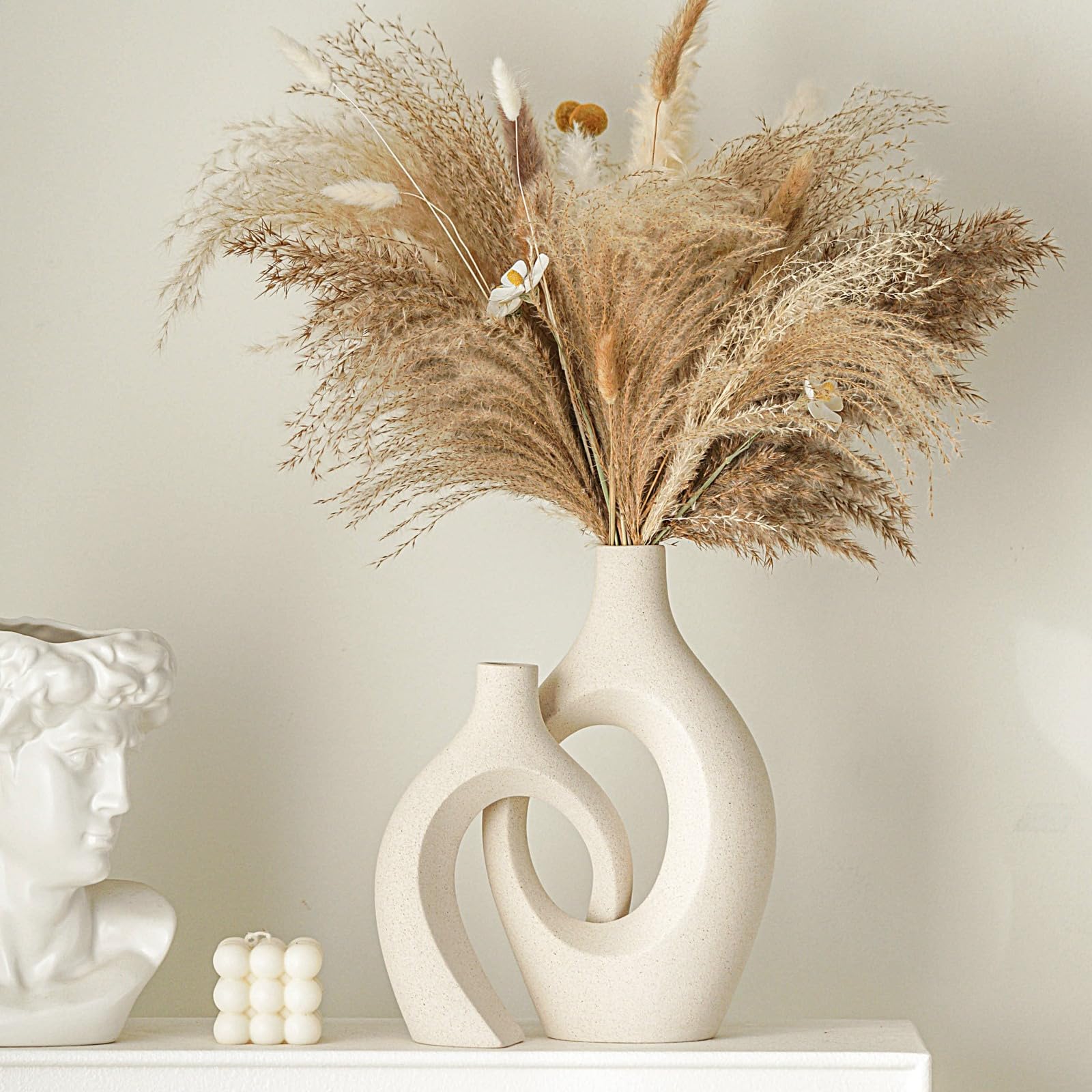 Snuggle Hollow Ceramic Vases