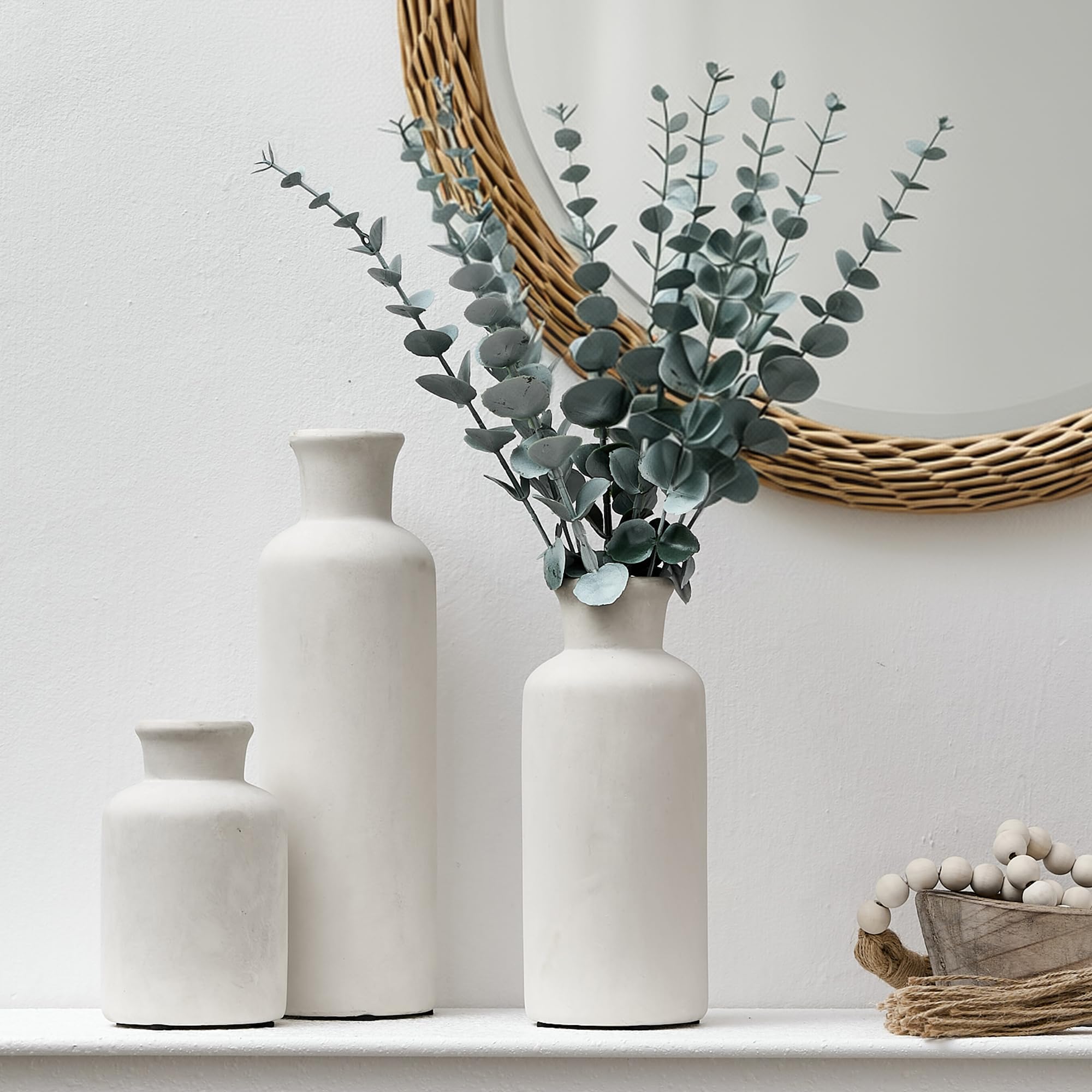 Ceramic Rustic Farmhouse Vase