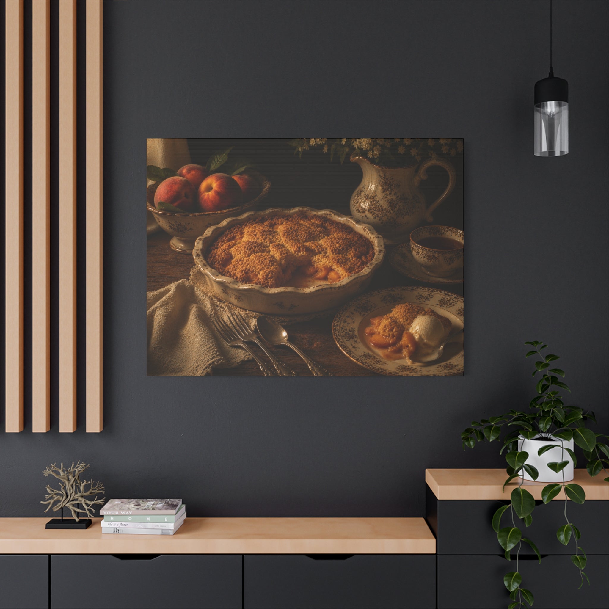 The Heirloom Collection Stretched Canvas - Sunday Dessert (Summer Harvest V of V)
