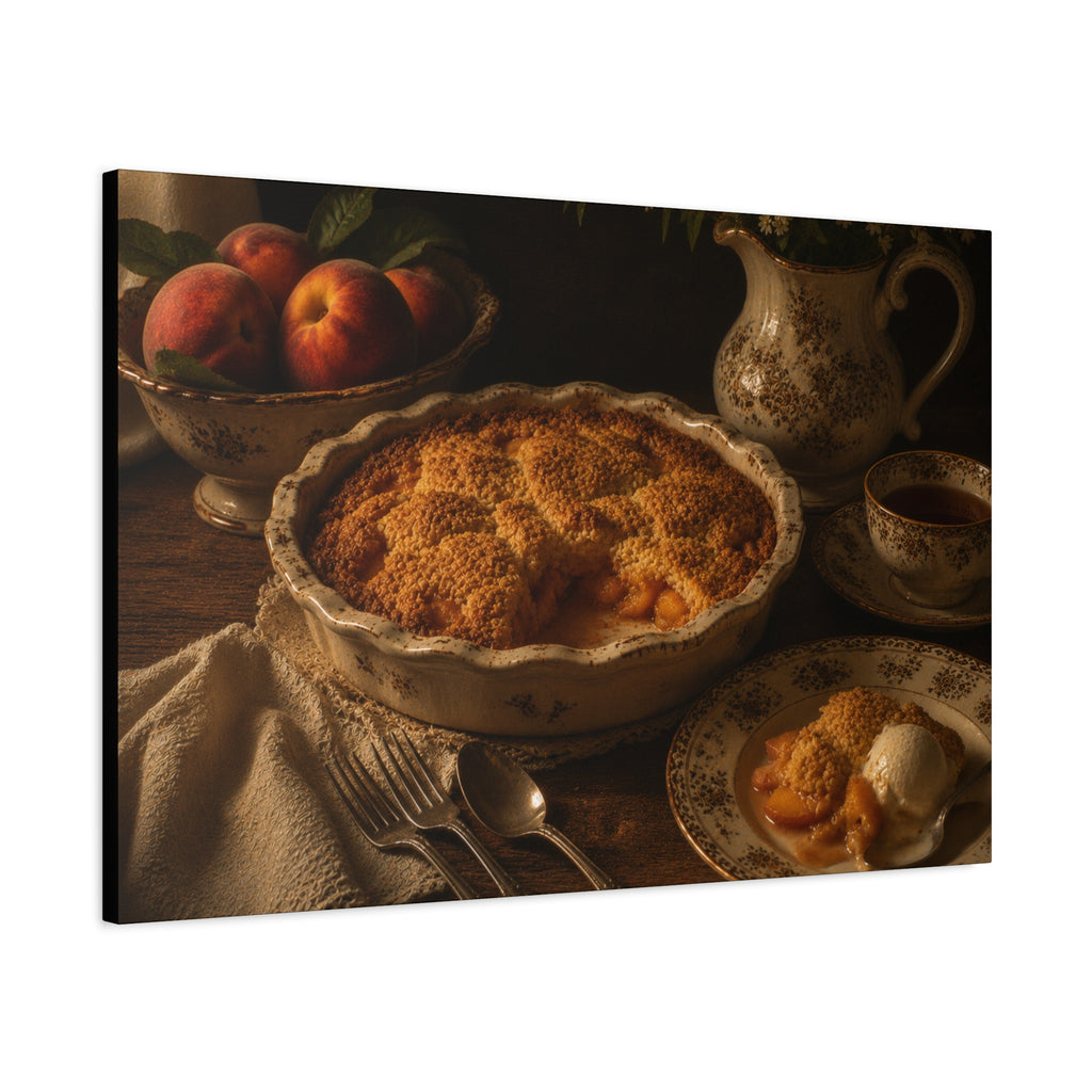 The Heirloom Collection Stretched Canvas - Sunday Dessert (Summer Harvest V of V)