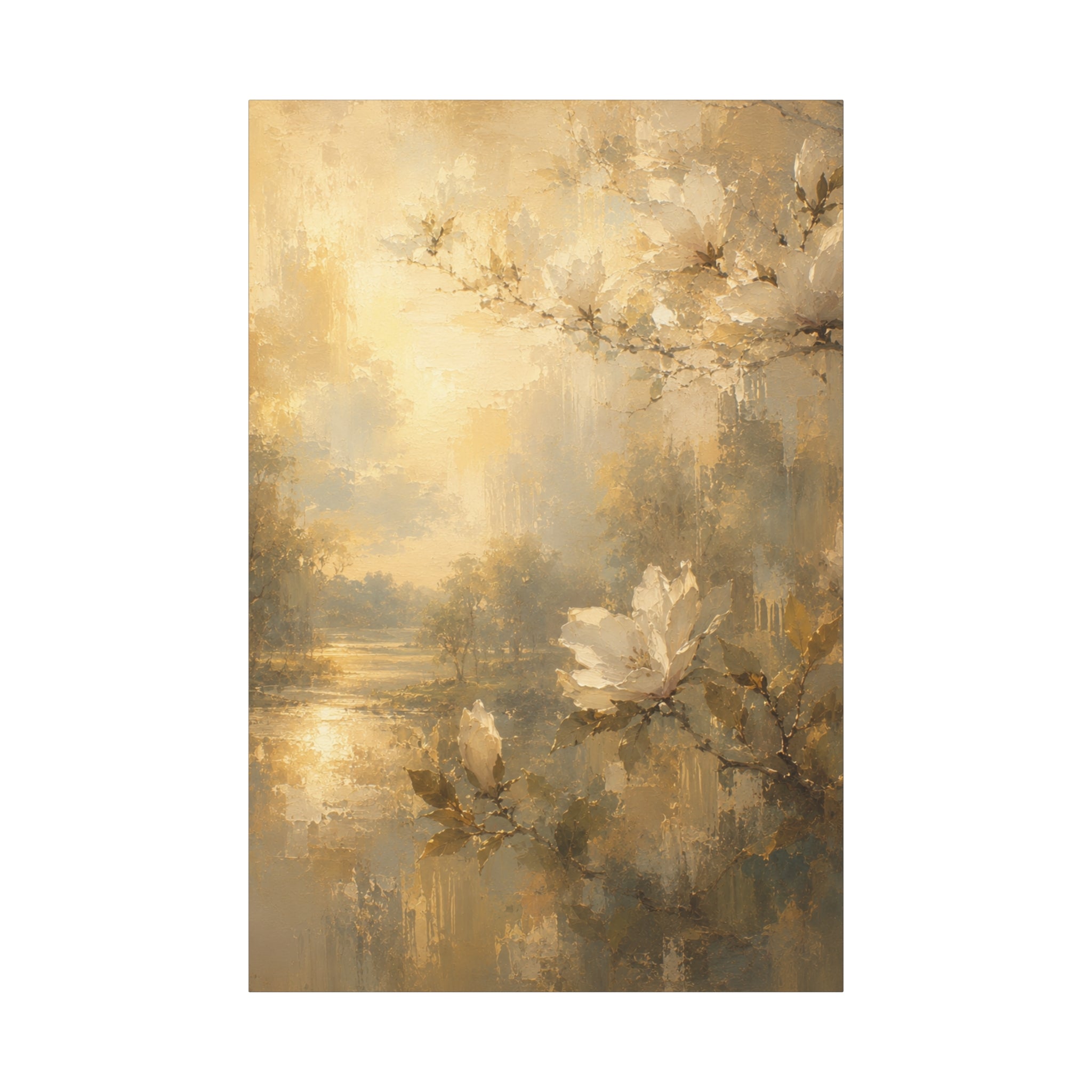 The Magnolia Collection Stretched Canvas - "Where Light Rests" (Whispers of Spring IV of V)