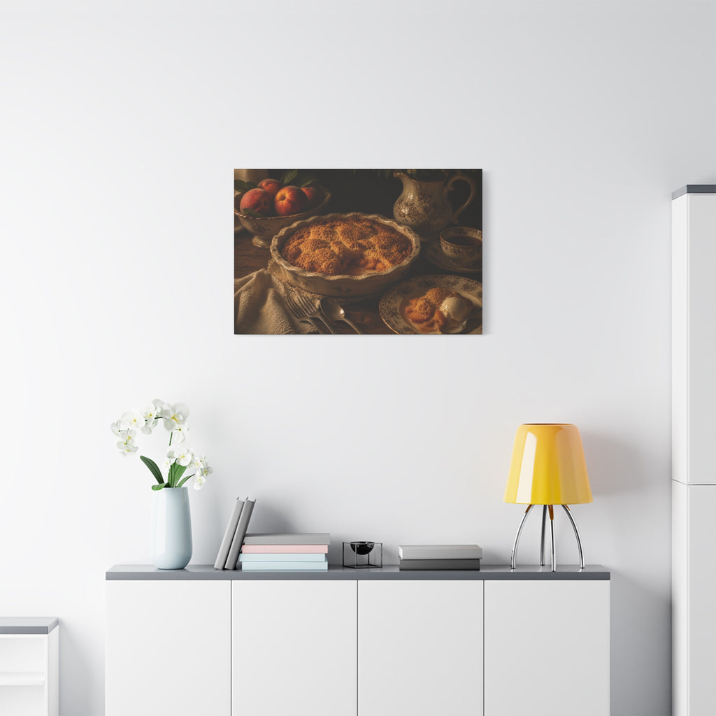 The Heirloom Collection Stretched Canvas - Sunday Dessert (Summer Harvest V of V)