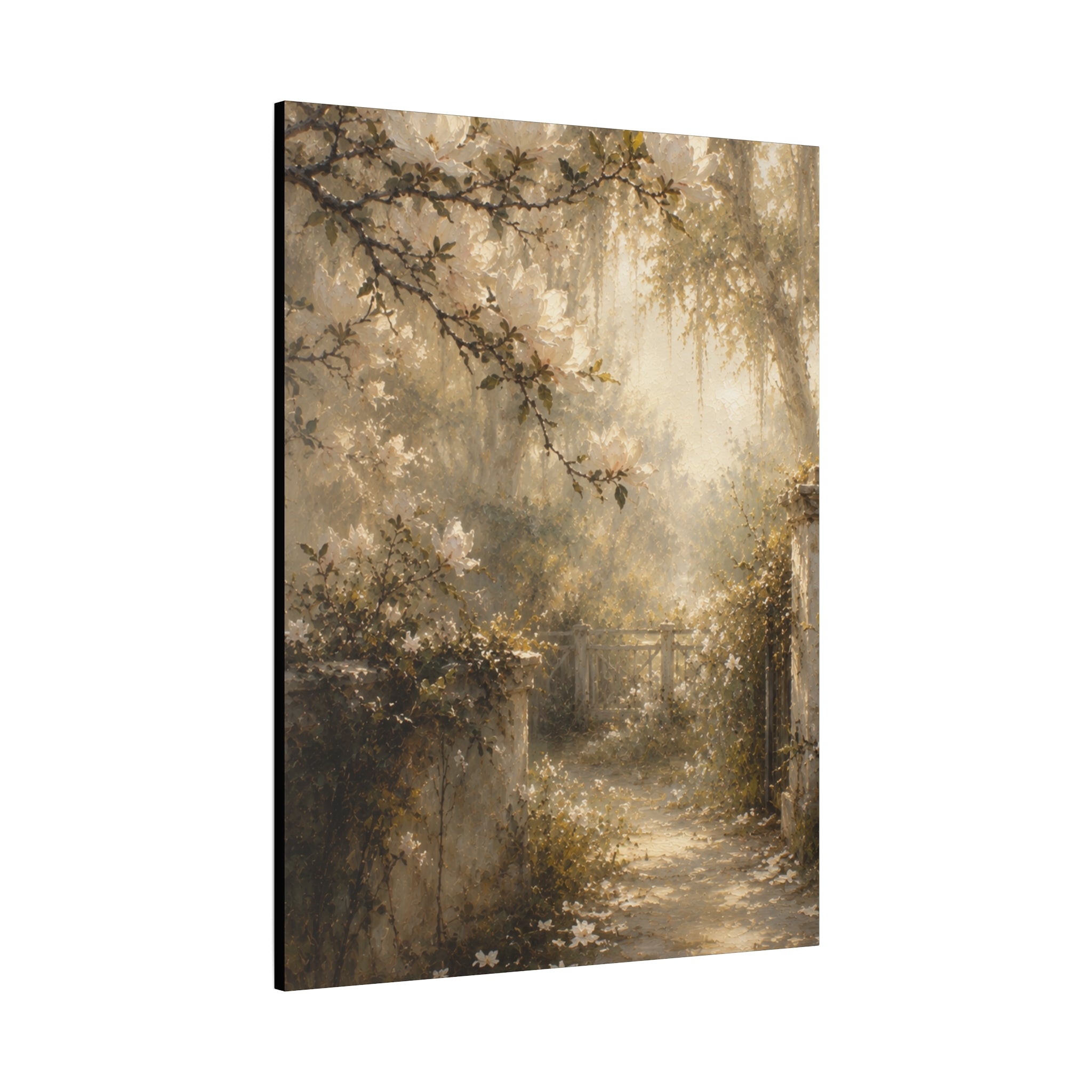 The Magnolia Collection Stretched Canvas - "Garden Revere" (Whispers of Spring III of V)