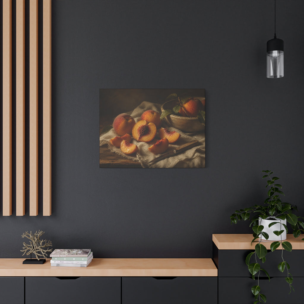 The Heirloom Collection Stretched Canvas - Stone and Sweetness (Summer Harvest III of V)